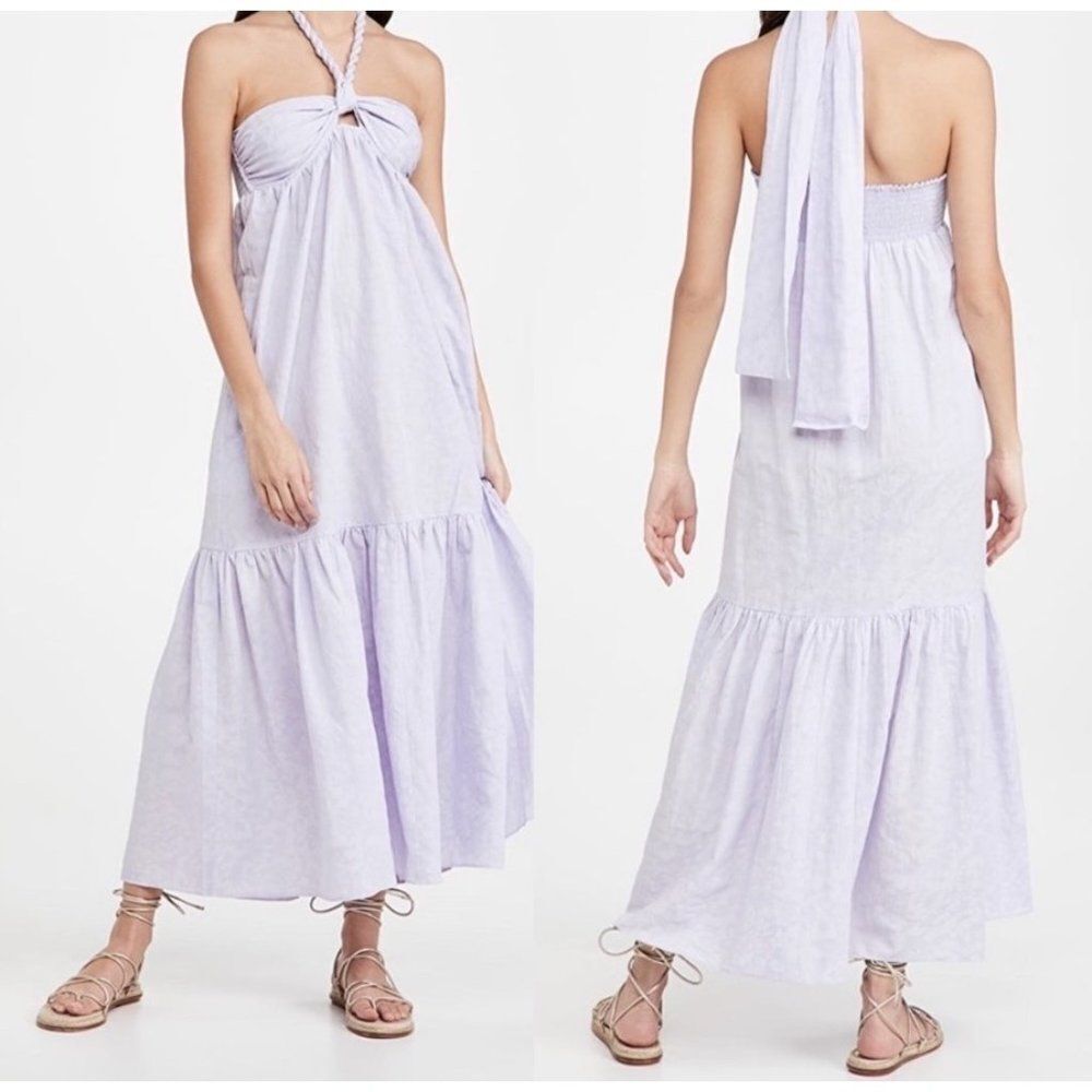 Mara Hoffman Womens Basilia Dress‎ - Lavender Size S